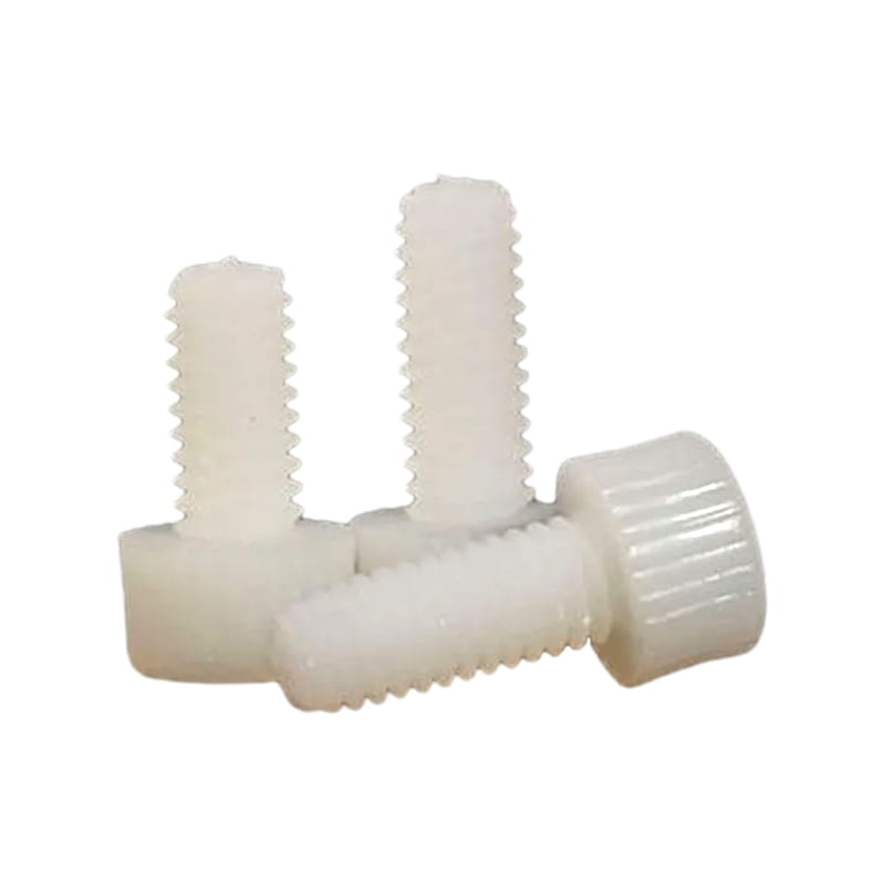 Cylindrisk hovedskrue i nylon
